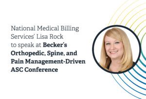 National_Medical_Billing_Services_Lisa_Rock_speaking_at_Becker's_Orthopedic_ASC_Conference