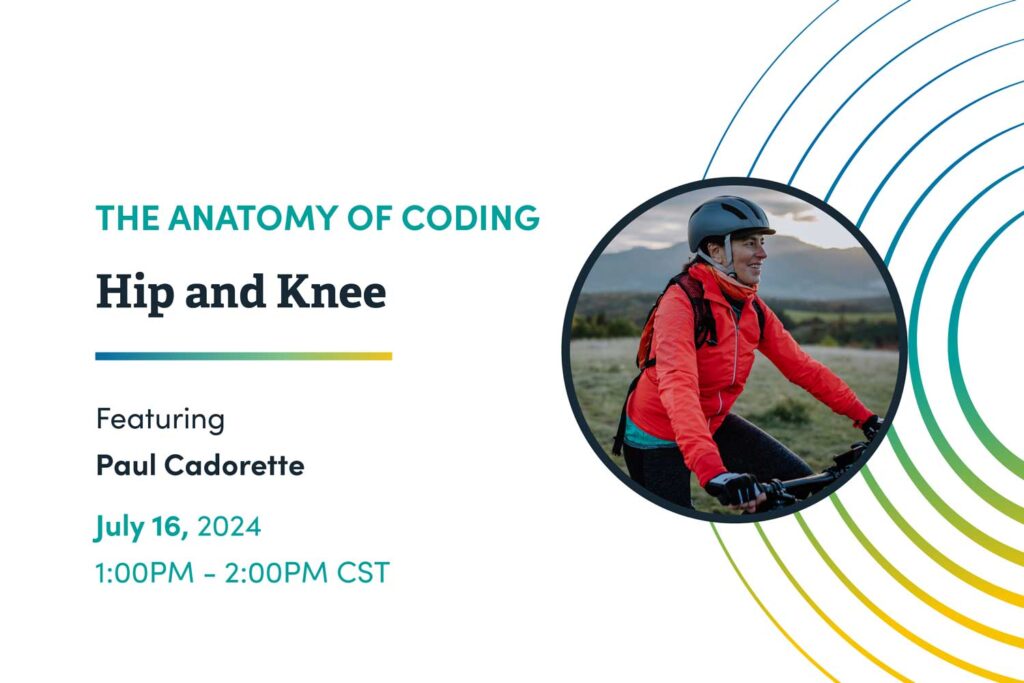 2024 The Anatomy Of Coding Educational Series Hip And Knee Nimble   2024 Anatomy Of Coding Hip Knee 1024x683 