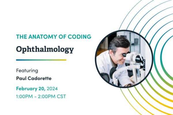 2024 The Anatomy of Coding Educational Series - Ophtalmology