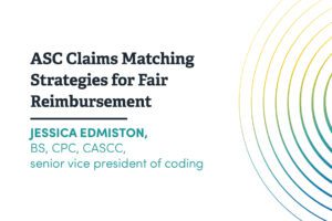 ASC Claims Matching Strategies for Fair Reimbursement