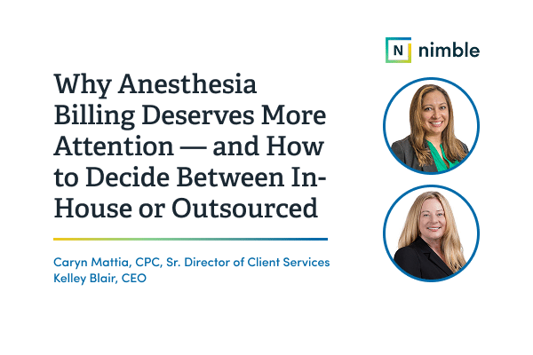 nimble - Anesthesia Billing - Blog September